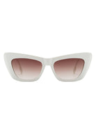 Hush - Chic Retro Tinted Cat Eye Women's Fashion Square Sunglasses - Charming Charlie