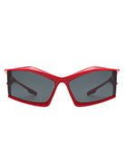 Halo - Futuristic Geometric Rectangle Fashion Sunglasses - Charming Charlie