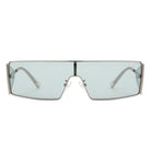 Vortex - Square Wrap-Around Retro Rectangle Fashion Sunglasses - Charming Charlie
