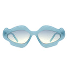 Zyrith - Geometric Wavy Designed Women's Sunglasses - Charming Charlie