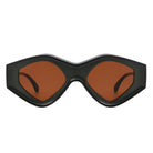 Rosedawn - Futuristic Square Retro Chunky Irregular Geometric Sunglasses - Charming Charlie