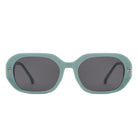Nexis - Geometric Square Thick Frame Fashion Sunglasses - Charming Charlie