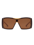 Fizz - Oversized Thick Frame Wrap-Around Women's Square Sunglasses - Charming Charlie