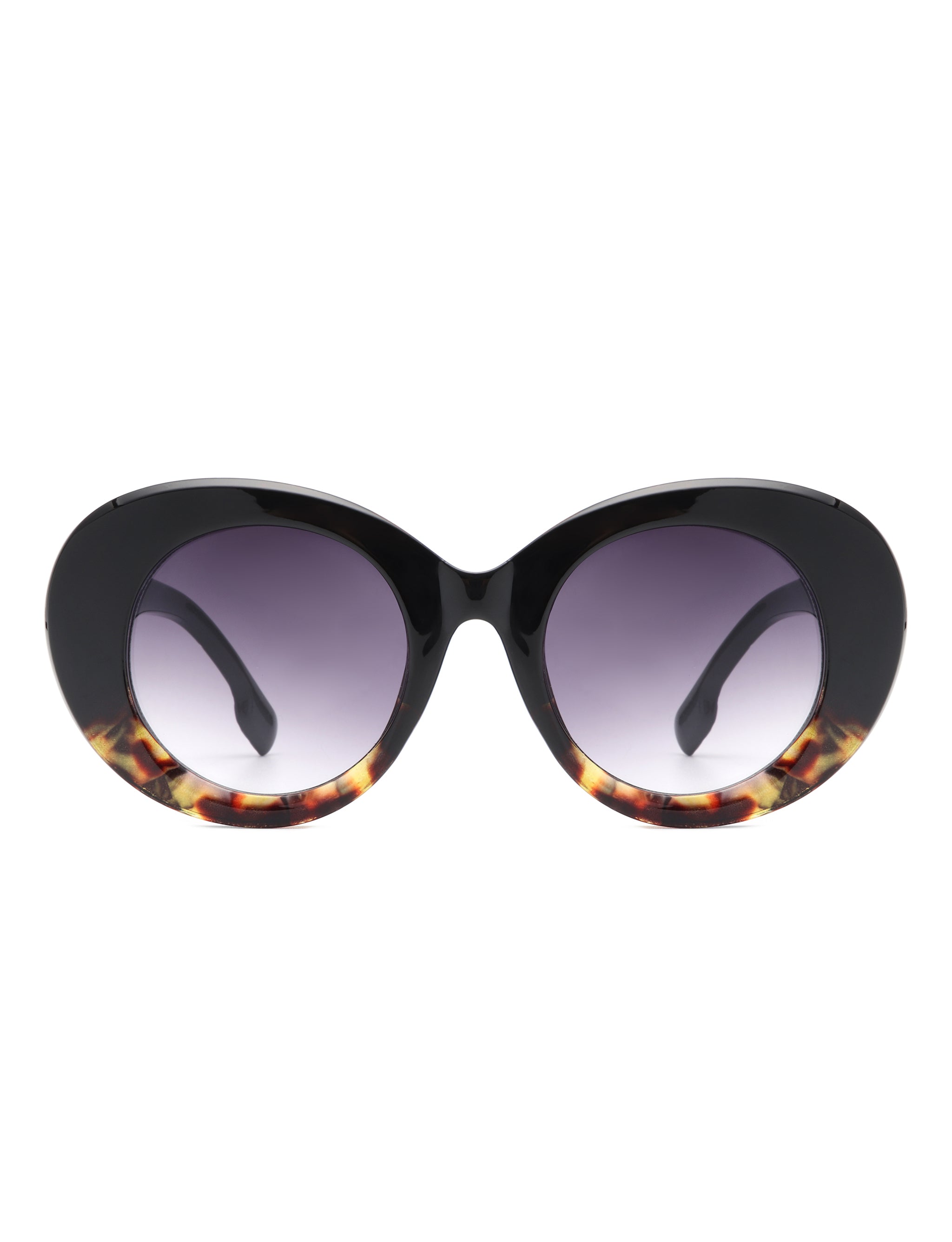 Optic - Round Oval Oversized Women's Fashion Sunglasses - Charming Charlie