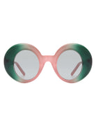 Yoke - Retro Chic Fashion Oversized Round Women's Sunglasses - Charming Charlie