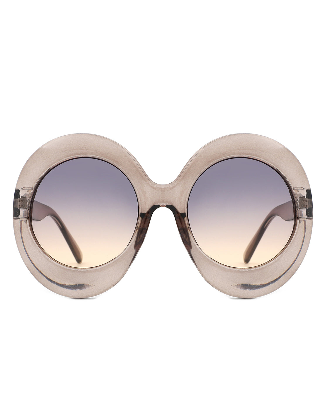 Quest - Oversized Oval Round Women's Fashion Sunglasses - Charming Charlie