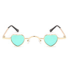 Zyral - Metal Heart Shaped Tinted Mini Color Pop Sunglasses - Charming Charlie