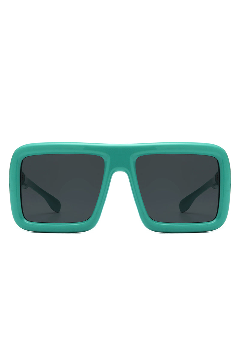 Hype - Oversized Square Flat-Top Women's Fashion Sunglasses - Charming Charlie