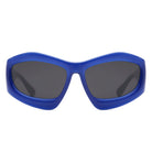 Xaron - Geometric Square Tinted Oversize Chunky Fashion Sunglasses - Charming Charlie