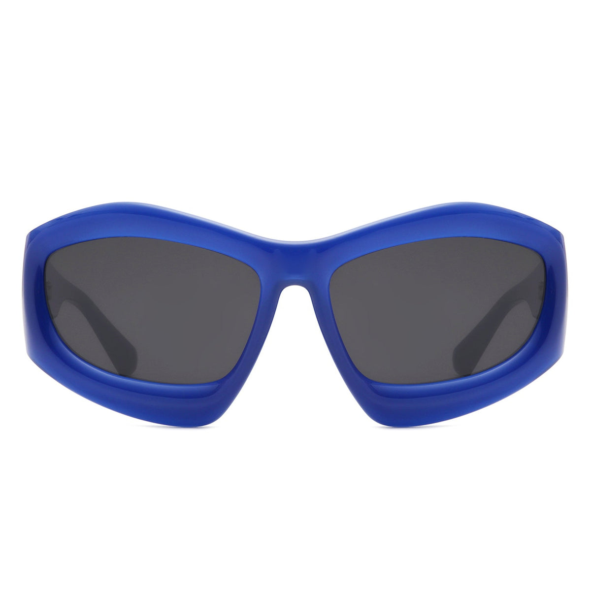 Xaron - Geometric Square Tinted Oversize Chunky Fashion Sunglasses - Charming Charlie