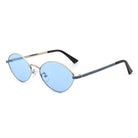 Ufril - Oval Retro Geometric Round Glitter Fashion Sunglasses - Charming Charlie