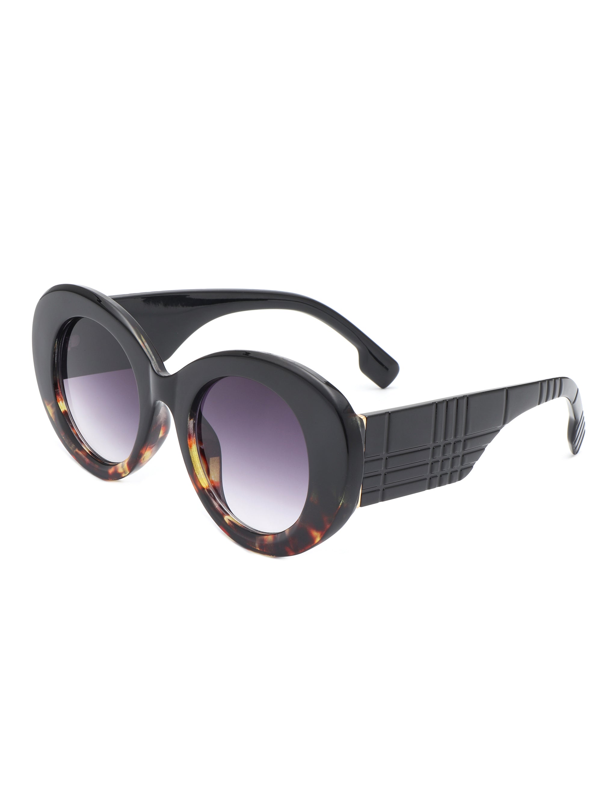 Optic - Round Oval Oversized Women's Fashion Sunglasses - Charming Charlie