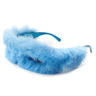 Kyriel - Y2K Wrap Around Fuzzy Fashion Furr Women Sunglasses - Charming Charlie