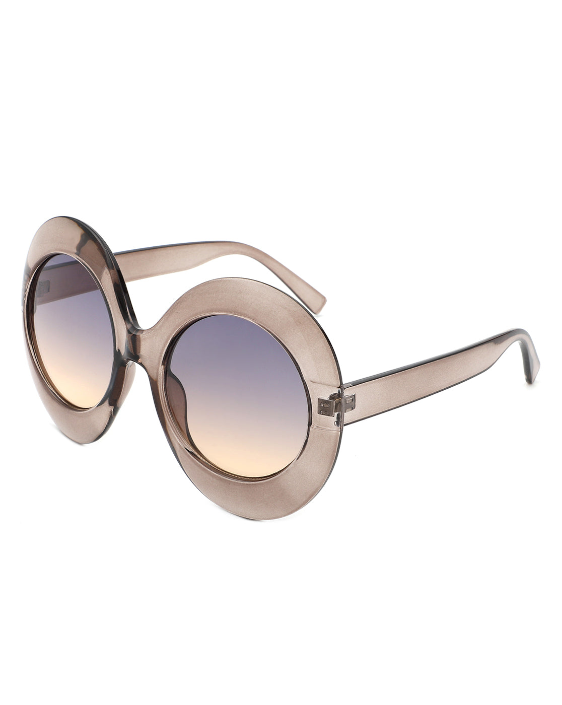 Quest - Oversized Oval Round Women's Fashion Sunglasses - Charming Charlie