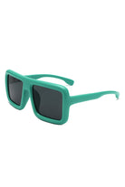Hype - Oversized Square Flat-Top Women's Fashion Sunglasses - Charming Charlie