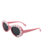 Vystra - Oval Flower Round Fashion Women's Sunglasses - Charming Charlie