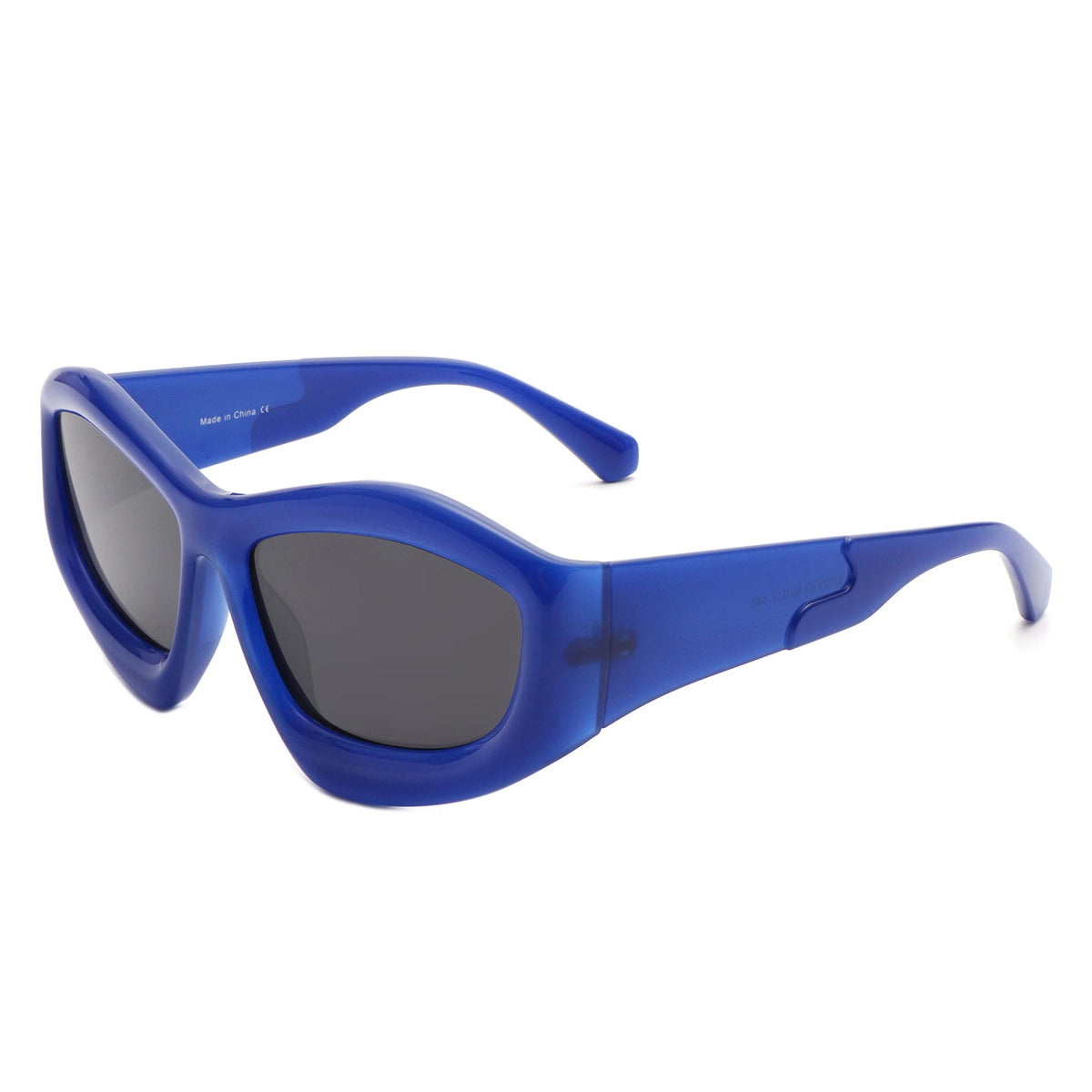 Xaron - Geometric Square Tinted Oversize Chunky Fashion Sunglasses - Charming Charlie