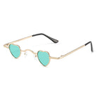 Zyral - Metal Heart Shaped Tinted Mini Color Pop Sunglasses - Charming Charlie