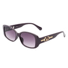 Fantasie - Rectangular Narrow Retro Tinted Fashion Square Sunglasses - Charming Charlie