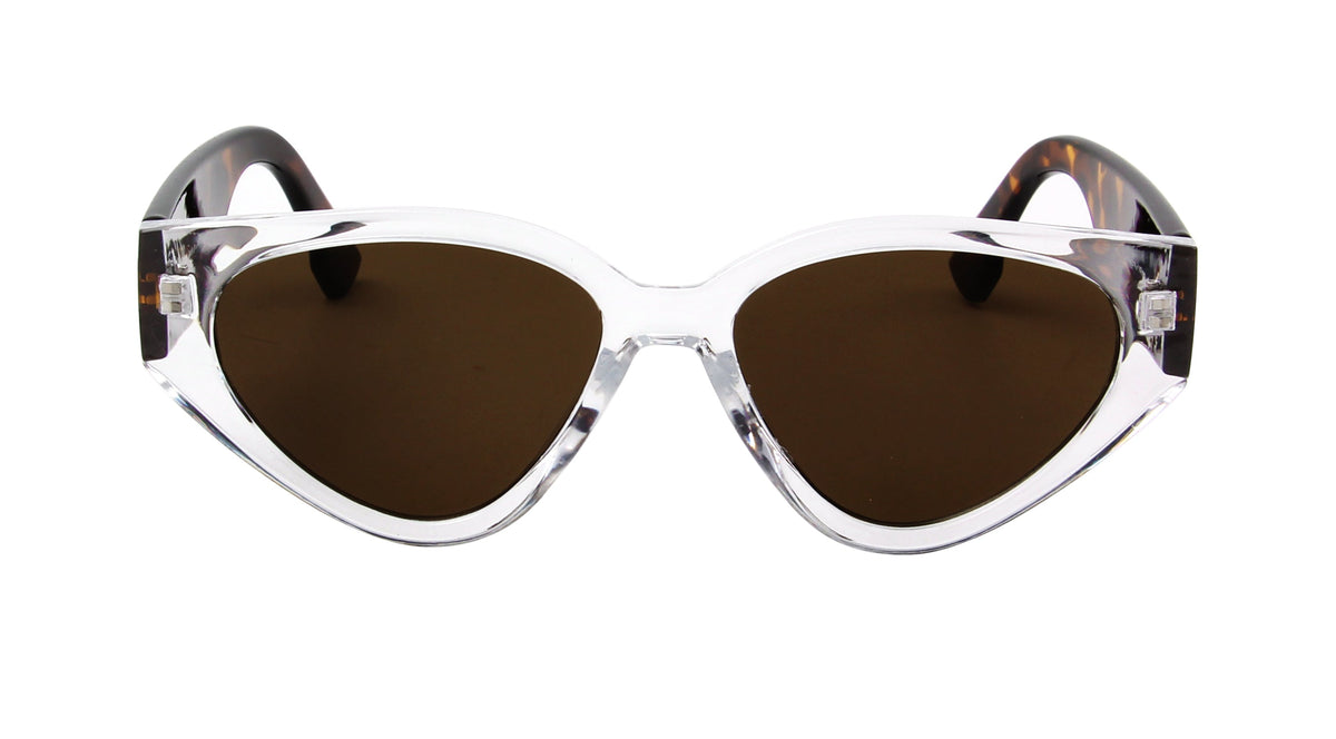 Verona | Women Round Cat Eye Fashion Sunglasses - Charming Charlie