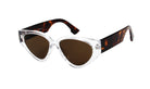 Verona | Women Round Cat Eye Fashion Sunglasses - Charming Charlie