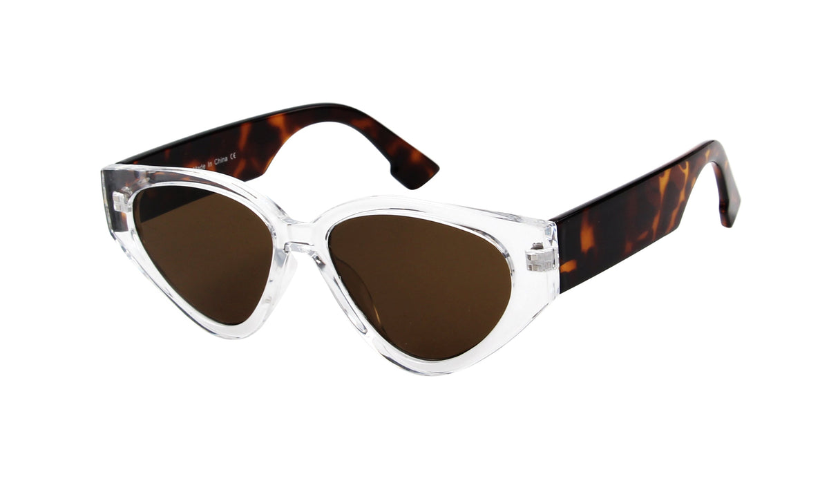 Verona | Women Round Cat Eye Fashion Sunglasses - Charming Charlie