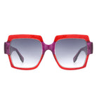 Keen - Women's Fashion Oversized Flat-Top Square Sunglasses - Charming Charlie