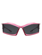 Halo - Futuristic Geometric Rectangle Fashion Sunglasses - Charming Charlie
