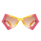Nymeria - Irregular Sharp Geometric Fashion Women's Sunglasses - Charming Charlie