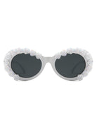 Vystra - Oval Flower Round Fashion Women's Sunglasses - Charming Charlie