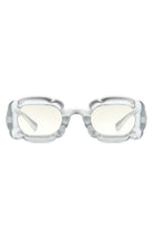 Uplift - Geometric Irregular Thick Frame Square Fashion Sunglasses - Charming Charlie