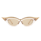 Vaelan - Round Extreme Cat Eye Women's Sunglasses - Charming Charlie