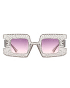 Pledge - Modern Chunky Geometric Square Fashion Sunglasses - Charming Charlie