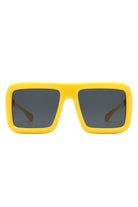 Hype - Oversized Square Flat-Top Women's Fashion Sunglasses - Charming Charlie