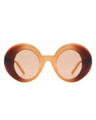 Yoke - Retro Chic Fashion Oversized Round Women's Sunglasses - Charming Charlie