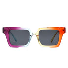 Xeno - Flat Top Geometric Fashion Square Sunglasses - Charming Charlie