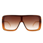 Wildwind - Square Fashion Flat Top Oversize Retro Sunglasses - Charming Charlie