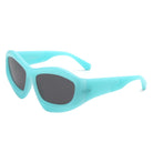Xaron - Geometric Square Tinted Oversize Chunky Fashion Sunglasses - Charming Charlie