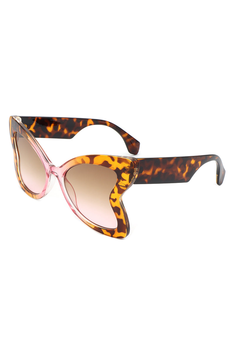 OVERSIZED BUTTERFLY CAT EYES Amazon.com: Flutesan 6 Pairs Butterfly Rimless Sunglasses  main image 2