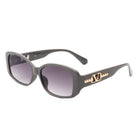 Fantasie - Rectangular Narrow Retro Tinted Fashion Square Sunglasses - Charming Charlie