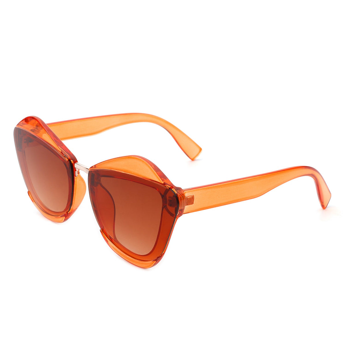 Infernia - Women Square Fashion Irregular Cat Eye Sunglasses - Charming Charlie