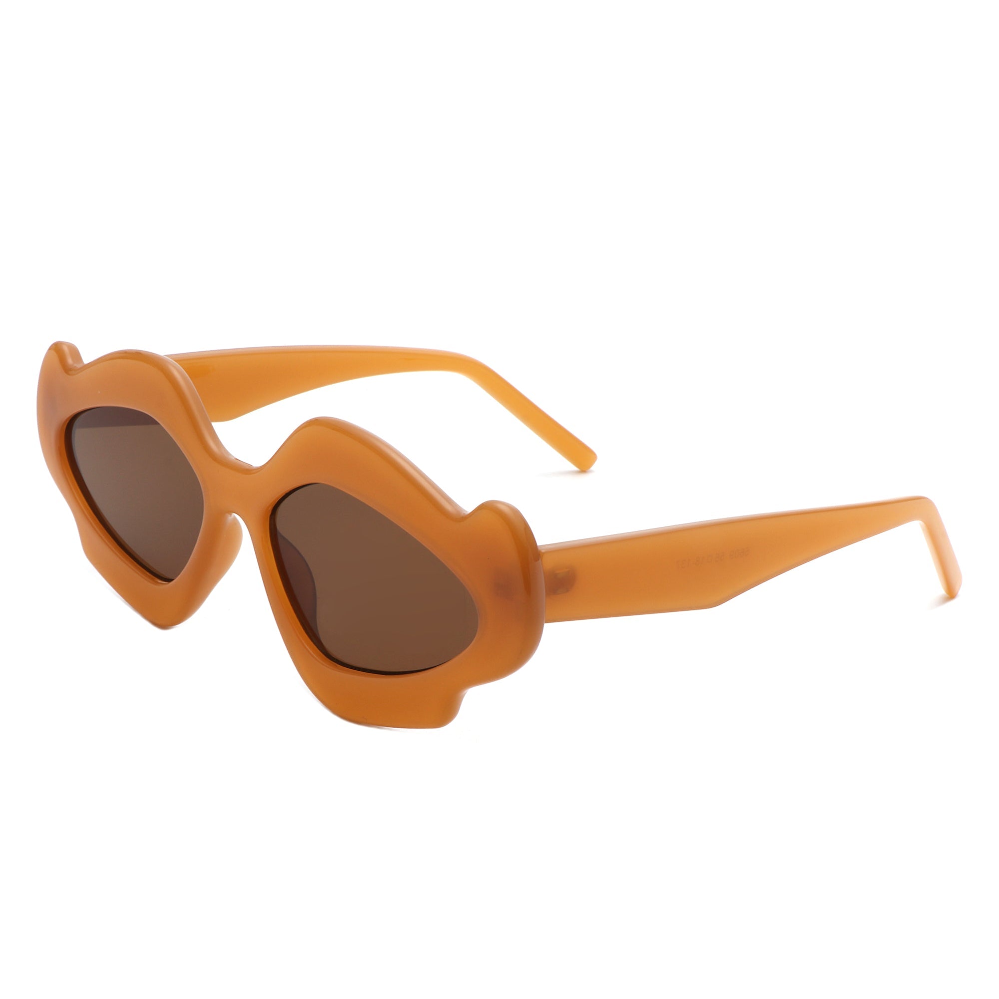 Zyrith - Geometric Wavy Designed Women's Sunglasses - Charming Charlie