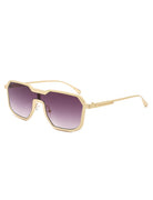 Fusion - Retro Oversized Square Geometric Fashion Sunglasses - Charming Charlie