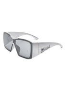 Fizz - Oversized Thick Frame Wrap-Around Women's Square Sunglasses - Charming Charlie