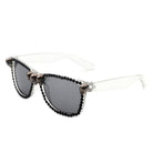 Myralis - Classic Horn Rim Rhinestone Gothic Skull Square Sunglasses - Charming Charlie