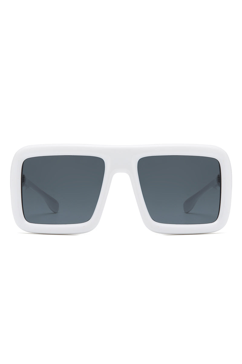 Hype - Oversized Square Flat-Top Women's Fashion Sunglasses - Charming Charlie