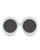 Quest - Oversized Oval Round Women's Fashion Sunglasses - Charming Charlie
