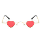Zyral - Metal Heart Shaped Tinted Mini Color Pop Sunglasses - Charming Charlie