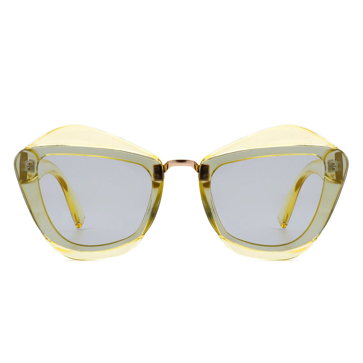 Infernia - Women Square Fashion Irregular Cat Eye Sunglasses - Charming Charlie