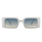 Kaelith - Retro Square Thick Frame Women's Fashion Sunglasses - Charming Charlie
